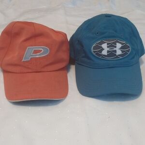 Under Armour Blue Baseball Hat Soft Cotton Curved Brim